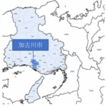 兵庫県加古川市の位置