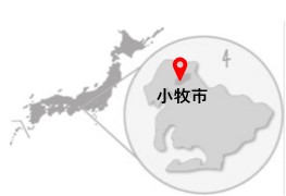 小牧市の地図