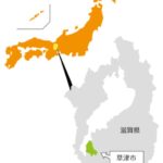 滋賀県草津市の地図