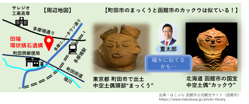町田市のまっくうと函館市のカックウは似ている!