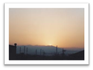 丹沢蛭ヶ岳と夕陽