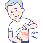 帯状疱疹に罹ったイメージ画像です。