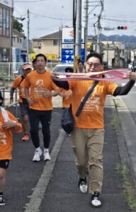 RUN伴に参加した時の様子です。